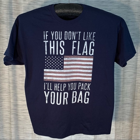 Gildan Other - Gildan navy blue “Patriotic” short sleeve tee shirt.